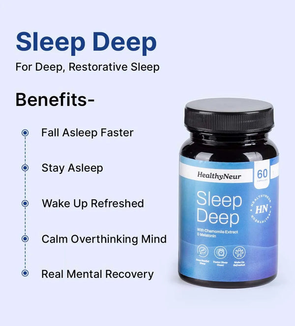 Sleep Deep — Chamomile & Melatonin Supplement