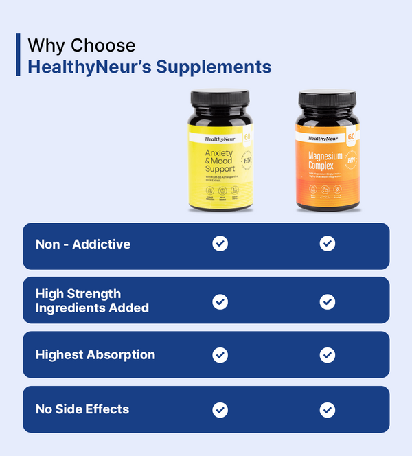 Why Choose HealthyNeur Anxiety And Mood Support Kit
