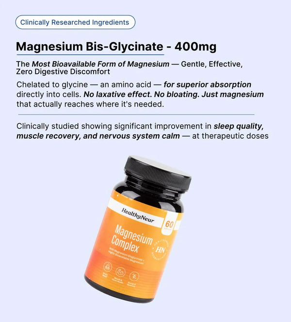 Magnesium Complex - 3 Forms with 3 Functions