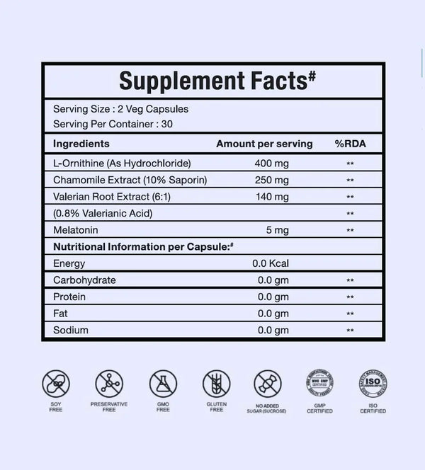 Sleep Deep — Chamomile & Melatonin Supplement